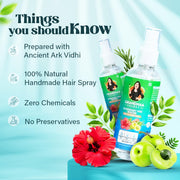 NIDHI’S GRANDMAA SECRET Rosemary Water Ark | Hair Thickening Mist, Natural Rosemary Water Spray for Thick Hair | Pure Distillate | Suitable for All Hair Types | 50 mL