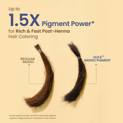 Nat Habit Organic Indigo Powder (HUFA Pigment) 85g | Natural Hair Colour for Black Hair | Post-Henna