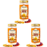 7 BAZAARI™ Kesar Pista Badam Milk Mix Powder 225g | Thandai Style Almond Drink Mix with Saffron, Pistachio & Spices | Protein & Energy Rich | No Artificial Flavours | Healthy Drink for Kids & Adults