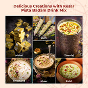 7 bazaari kesar pista badam drink mix 225 gm