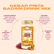 7 bazaari kesar pista badam drink mix 225 gm