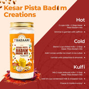 7 bazaari kesar pista badam drink mix 225 gm