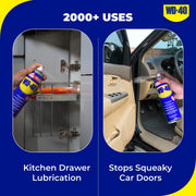 Pidilite WD-40, Multipurpose Spray, Lubricant, Rust Remover, Squeak Noise Remover, Stain Remover, and Cleaning Agent, 63.8g