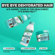 Garnier Fructis Aloe Vera Hair food - 100h Moisture Multi-UseMask, For Dry Hair Scalp - Aloe Vera Vitamins C, E, F - Cruelty Free International Vegan - 400ml.