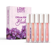 Love Earth Cream Pop Blush - Magnora | Hyaluronic Acid | Smooth, Lightweight, Long-Lasting | Dewy Fi