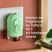 Godrej aer Plug Electric Air Freshener 2 Refills (20ml each) | Rose Blossom | Lasts up to 120 days
