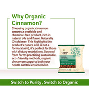 Organic Tattva Cinnamon Sticks 50g | Organic Gluten-Free Dalchini Whole