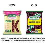 Khetika Naturale Kashmir Chilli 100 grams | Whole Kashmiri Mirchi | Rich in Antioxidants | Pesticides Free | Hygienically Sealed