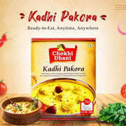 Chokhi Dhani Ready to Eat Kadhi Pakora 300g | Heat & Eat Indian Veg Curry | Microwaveable | Authenti