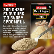 Everest Dry Ginger Powder (Sonth) 100g | Hygienically Crushed & Powdered | Pungent, Warm-Sweet Flavo