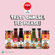 Wok Tok by Veeba Red Chilli Sauce 190g | Fat Free, No Added Colour | For Noodles, Fried Rice, Momos 