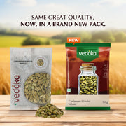 Amazon Brand - Vedaka Cardamom (Elaichi) Whole, 50 g, Small