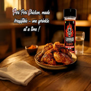Laajawab Flavourgasm 2X Spicy Peri-Peri Seasoning with Bhut Jolokia 80g | Hot & Tangy Sprinkle for F