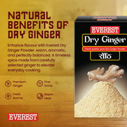 Everest Dry Ginger Powder (Sonth) 100g | Hygienically Crushed & Powdered | Pungent, Warm-Sweet Flavo