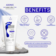 Adonis DS SOFT Cracked Heel Repair Cream for Soothing & Healing Cracked Heel | Make Heels Soft & Supple 100g | Moisturizing Foot Cream for Rough Calloused Skin