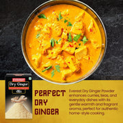 Everest Dry Ginger Powder (Sonth) 100g | Hygienically Crushed & Powdered | Pungent, Warm-Sweet Flavo
