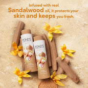 Pond's Sandal Radiance Talcum Powder details