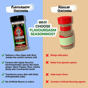 Laajawab Flavourgasm Twist O' Cheese Seasoning with Cheese Essence 80g | Cheesy Sprinkle for Fries, 