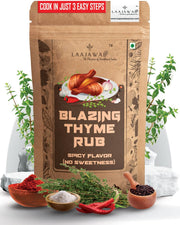 Laajawab All-In-One Natural Tangy Marinade with Lemon Pepper, Garlic, Onion & Rosemary | Chicken Rub