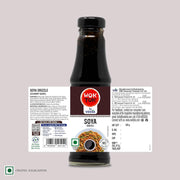 Wok Tok by Veeba Soya Sauce 220g | Fat Free, No Added Colour | For Noodles, Fried Rice, Momos & Indo