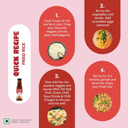 Wok Tok by Veeba Red Chilli Sauce 190g | Fat Free, No Added Colour | For Noodles, Fried Rice, Momos 