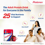 Protinex Rich Chocolate Protein Powder 400g | Zero Added Sugar | High Protein Nutrition Drink for St
