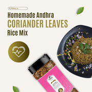 RR Pillai's Homemade Andhra Coriander Leaves Rice Mix 100g | Kothamalli Sadha Podi | Instant Rice Mi