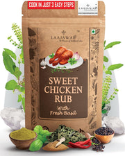 Laajawab Fish Fiesta All-In-One Natural Fish & Prawn Masala Marinade 130g | Parsley, Yellow Mustard 