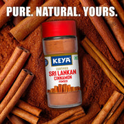 Keya Sri Lankan Ceylon Cinnamon Powder 45g | Dalchini Powder | Non-Cassia | 100% Pure & Natural | No