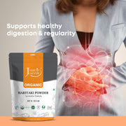 Just Jaivik Organic Haritaki Powder (Terminalia Chebula) 227g