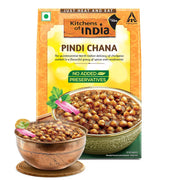 Kitchens of India Pindi Chana 285g | ITC Ready to Eat North Indian Chickpea Curry | Just Heat & Eat 