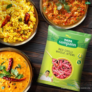 Tata Sampann Red Chilli Whole (Stem), 100g