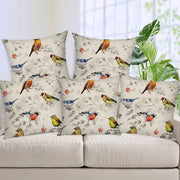 AEROHAVEN™ Set of 5 Decorative Hand Made Jute Throw/Pillow Cushion Covers - CC-01 - (24 Inch x 24 Inch)