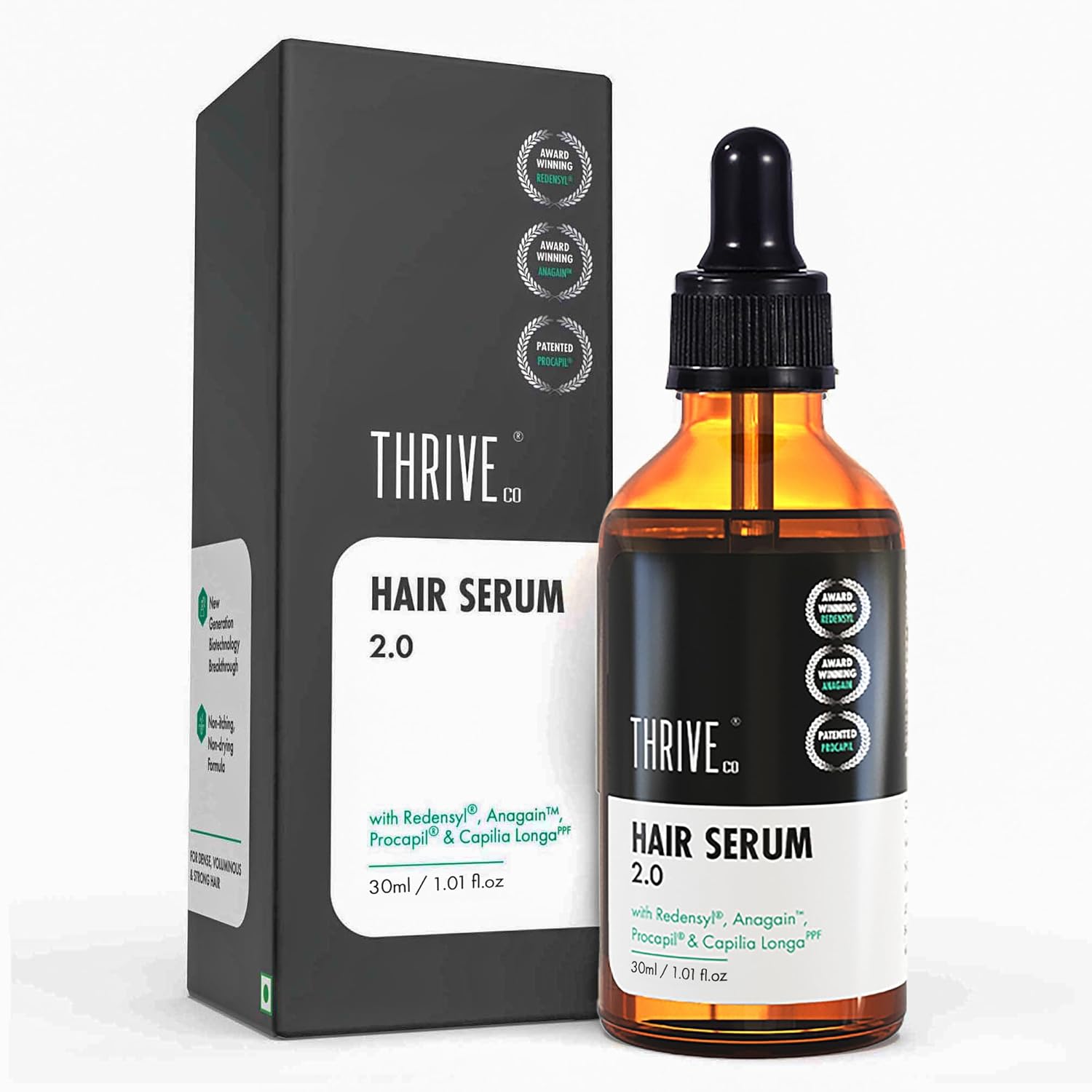 ThriveCo Hair Growth Serum 2.0 | Clinically Proven to Reduce Hair Fall