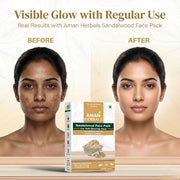 AMAN HERBALS - Pure and Natural Sandalwood/Chandan Powder Pack of 100 gm for Face, Skin Whitening, Face mask, and Facial, Skin Care