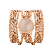 Joker & Witch Eltina Rose Gold Chain Wrap Women's Watch view 3
