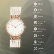 Joker & Witch Alessandra pearl watch view 9