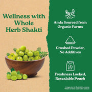 A TATA Product - Organic India Amla Powder, 200g, Whole Hera, Improves Immunity, Boosts Antioxidant, Certified Organic