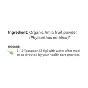 A TATA Product - Organic India Amla Powder, 200g, Whole Hera, Improves Immunity, Boosts Antioxidant, Certified Organic