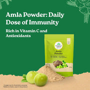 A TATA Product - Organic India Amla Powder, 200g, Whole Hera, Improves Immunity, Boosts Antioxidant, Certified Organic