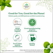 A TATA Product - Organic India Sat Isabgol Psyllium Whole Husk Powder - 100g, With Dietary Fiber, Supports Heart Health & Digestive System, Gluten Free, Non-GMO Project Verified, NPOP & USDA Certified