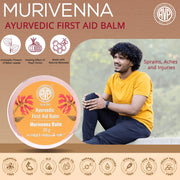 VP Murivenna Balm 30g Ayurvedic Antiseptic First Aid Balm for Cuts, Wounds, Bruises, Burns & Sports Injuries No Burning Sensation Paraben & Chemical Free Natural Herbal Formula