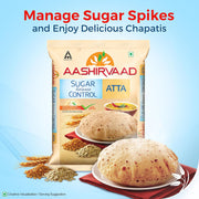 Aashirvaad Sugar Release Control Atta, 1kg Pack, Low GI (Glycemic Index) Atta for Diabetics, A Blend of Whole Wheat, Pulse and Legume Flours