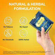 Aayush Herbal Masala (15 Pouch, Pan Flavour) Gutkha Addiction Solution | Nicotine-Free for Tobbaco Consumers | Non Addictive, No Spit Formula & Tobacco Free | 150 Grams