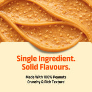 Pintola All Natural Peanut Butter Crunchy | Smooth, Unsweetened | 30g Protein | Gluten & Cholesterol Free, Vegan Peanut Butter, Nut Butter, High in Protein Spread, 100% Pure Roasted peanuts butter