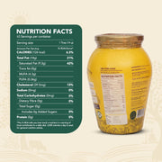 Anveshan A2 Gir Cow Ghee Bilona Method 1Liter, Traditional Bilona Method, Cultured, Immunity Booster, Pure, Natural, Healthy, Fresh, Lactose And Gluten Free