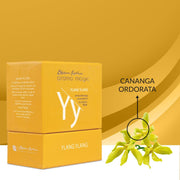 Aroma Magic Ylang Ylang Essential Oil – Pure Cananga Odorata for Energy, Skin & Hair Rejuvenation & Relaxation – 10ml
