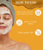 Khadi Natural Mango Soap – 125gm | Nourishing & Refreshing Herbal Bath Bar