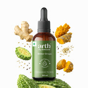 Arth Bitter Drops Weight Management Supplement - 15 Days Pack | Reduces Cravings Naturally | Improves Digestion & Bloating | With 14 Herbal Bitters, Karela, Dry Ginger, Haldi | 50ML