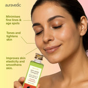 Auravedic Avocado Oil Grapeseed Oil firming body oil after bath for daily use 100 ml body oil for glowing skin anti aging face body massage oil for full body anti aging serum oil